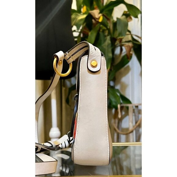 ♦️♦️ AUTHENTIC TORY BURCH MILLER STRIPED HANDBAG/CROSSBODY ♦️♦️ - Picture 4 of 11